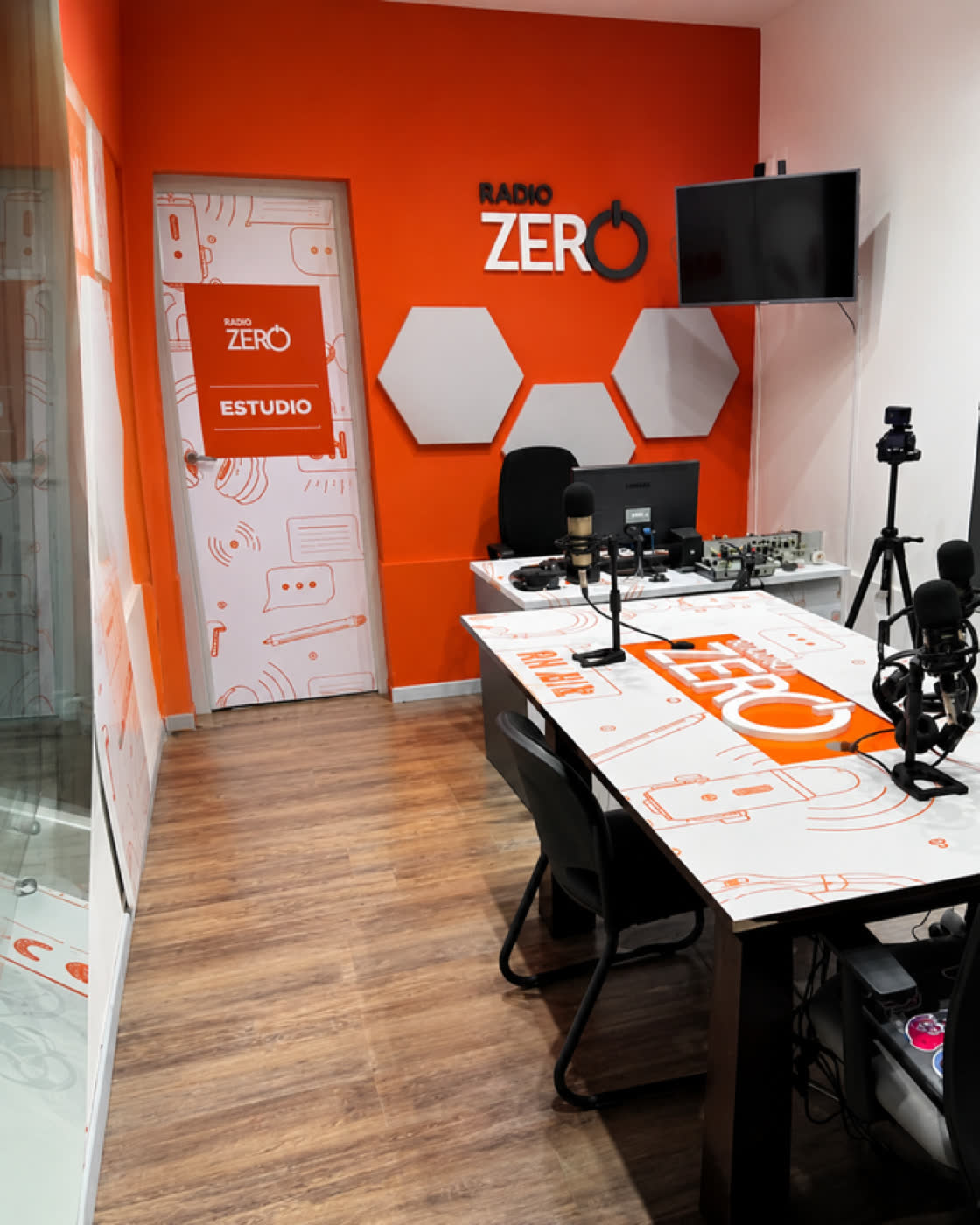 Estudio de Radio Zero