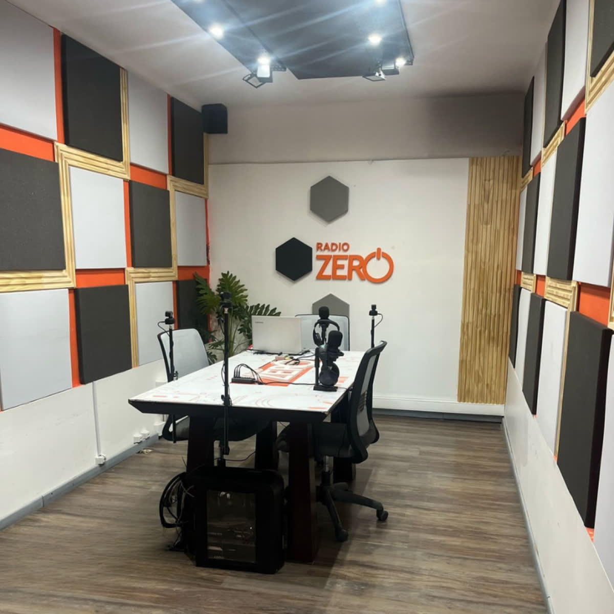 Sala de streaming de Radio Zero